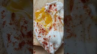 POACHED EGG ASMRshorts youtubeshorts trending viralvideo short egg food video shortvideo [upl. by Laresa]