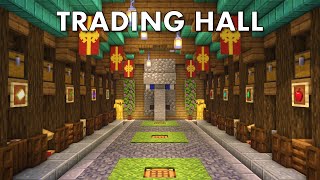 Minecraft  How to build a Villager Trading Hall  Tutorial [upl. by Elletsyrk]