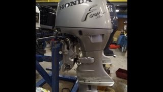 6M2A60 1995 Honda Marine BF50ALRA Outboard Marine Motor [upl. by Kirenoj294]