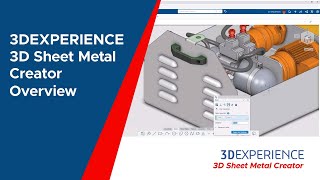 3DExperience  3D Sheet Metal Creator [upl. by Ramsdell]