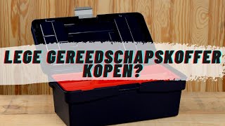 GEREEDSCHAPSKOFFER LEEG KOPEN Mijn Top 5 Beste Lege Gereedschapskoffers om te Kopen [upl. by Yezdnil]