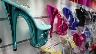 Shoes Of Hollywood Pleaser High Heel Shoe Shop Boutique In Brisbane Australia 2019 [upl. by Eerbua]