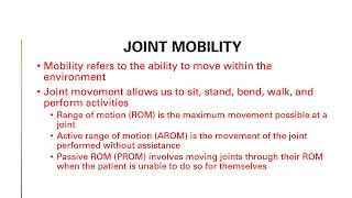 Mobility and Immobility pptx [upl. by Nitram]