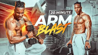 20 MINUTE BICEP AND TRICEP WORKOUTDUMBBELLS [upl. by Platus609]