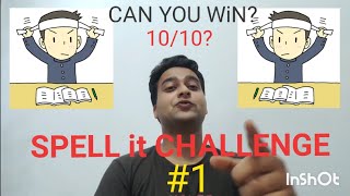 SPELL IT CHALLENGE 1 spellathon learnenglish quiz [upl. by Oberon]