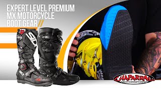 Expert Level Premium MX Motorcycle Boot Gear Guide ChapMotocom Dirt Bike 2016 [upl. by Aisena]