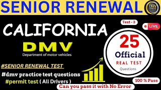 DMV California Written Test 2024  DMV Actual Test Paper 3  dmv california [upl. by Eri]