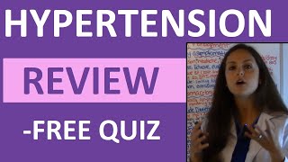 Hypertension Nursing NCLEX Review [upl. by Illa375]