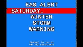 Winter Storm Warning EAS Boston [upl. by Namara]