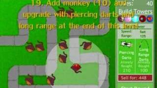 Bloons Tower Defense Kongregate Walkthrough [upl. by Yramesor232]