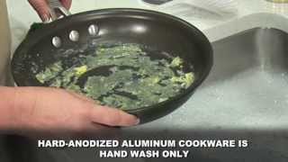 Cleaning the interiors of your Calphalon Hard Anodized nonstick cookware [upl. by Innep269]