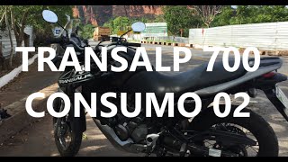 TRANSALP 700 CONSUMO 02 [upl. by Fessuoy415]