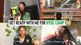 Things You Need For NYSC Orientation Camp 2024  NYSC camp essentials what to take to nysc camp [upl. by Adelice259]