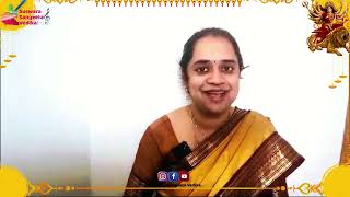 Mangalam Tava Bhavatu by Smt Supreetha in quot NAVARATRI SPL quot Presented by Suswara Sangeeta Vedika [upl. by Tompkins]