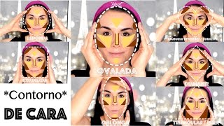 CÓMO CONTORNEAR SEGÚN LOS TIPOS DE ROSTRO  MAQUILLAJE CORRECTOR  Ana Del Toro [upl. by Glanville870]