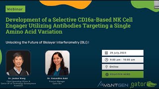 Webinar  Development of a Selective CD16aBased NK Cell Engager [upl. by Gobert274]