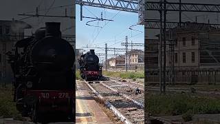 Mortara PV locomotiva a vapore 740278 in rientro in stazione26 maggio 2024 trenostorico [upl. by Serolod]