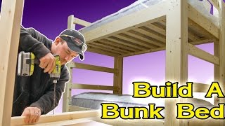 DIY Bunk Bed Easy Strong Inexpensive [upl. by Laurita966]