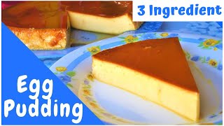 3 ingredient Egg Pudding [upl. by Ainitsirc759]