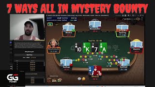 THE CRAZIEST 7 WAYS ALL IN MYSTERY BOUNDY EVER GGPOKER [upl. by Igic]