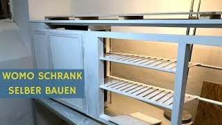 Wohnmobil Selbstausbau Schrank bauen leicht gemacht [upl. by Clerissa965]