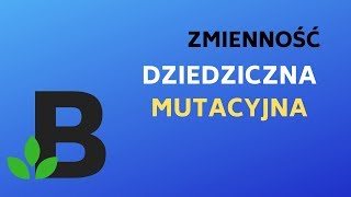 zmienność dziedziczna mutacyjna  genetyka  KOREPETYCJE z BIOLOGII  221 [upl. by Kirstin]