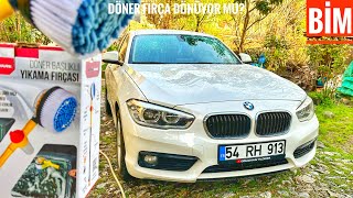 BİM’DE SATILAN YIKAMA FIRÇASI  BMW BAHÇEDE YIKADIK  ÖNEREMEDİM 400 LİRA VERİLİR Mİ AUTOWARE [upl. by Guenevere]