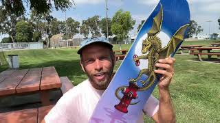 Review of Andy Andersons Weirdest Skateboard Shape yet part 1 [upl. by Noiz]