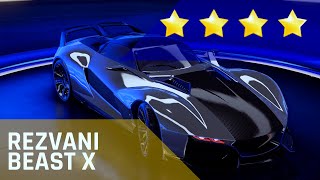 Asphalt 9  Improve Rezvani Beast X 4 star [upl. by Navanod]