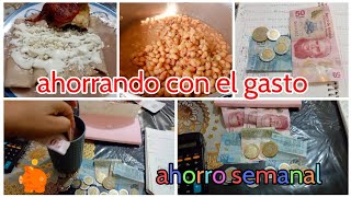 AHORRANDO CON EL GASTO AHORRO SEMANAL [upl. by Flyn]