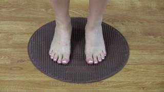 Foot Reflexology at Home in 2 Minutes a Day  Reflexology Exercise Mat CIRCULATOR Foot Massage Mat [upl. by Goddard511]