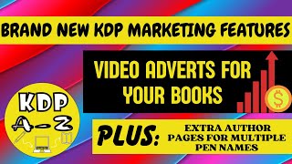 Brand New KDP Marketing Features [upl. by Ahcsrop195]