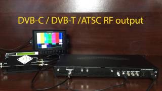 QuestTel 14 Ch HDSDI to QAM RF Modulator with IPTV and ASI [upl. by Brok]