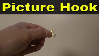 How To Install A Picture Hook EasilyFull Tutorial [upl. by Myrta758]