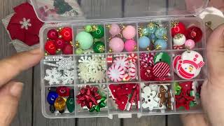 Project Share Outgoing Christmas Embellishment Box Swap hosted by Becscraftingworld2 [upl. by Akenot]