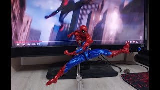 BALANCEO DE SPIDERMAN  stop motion prueba [upl. by Irianat851]