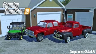 New Garage  Buying Chevy K30  Yard Work  Homeowner  Farming Simulator 19 [upl. by Burchett]