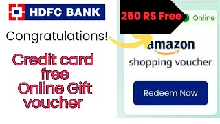 How to Redeem HDFC bank credit card gift voucher in telugu hdfcbank freevouchers onlineshopping [upl. by Okim]