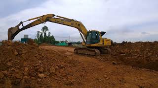 Two Komatsu Excavators Team Up to Build Irrigation Canal for Local Village [upl. by Borden142]