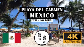 Playa del Carmen  Mexico  Walking Tour [upl. by Maiga]