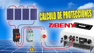 Cálculo de protecciones para instalaciones fotovoltaicas [upl. by Omixam271]