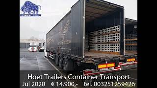 Hoet Trailers Container Transport [upl. by Srednas]