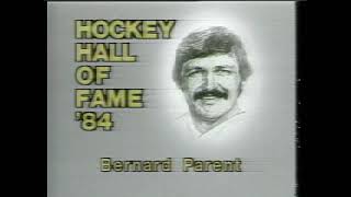 Bernie Parent  HHOF Induction Intro [upl. by Anjanette789]