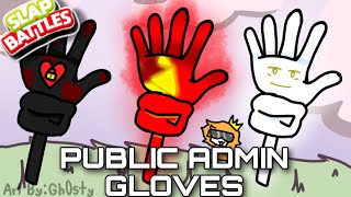 Gloves That Used To Be Admin Gloves  Slap Battles Roblox [upl. by Yhcir]