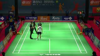 Court 4 BNI Badminton Asia Junior Championships 2024 [upl. by Litnahc795]