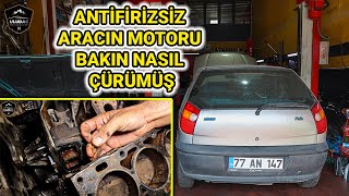 ANTİFİRİZ KULLANMADIĞINA ÇOK PİŞMAN OLDU Fiat Palio 14 Motor Silindir Kapak Conta Değişimi [upl. by Margalit]