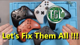 Xbox One Controller Repairathon  ControllerPalooza Ep 1 [upl. by Imak]