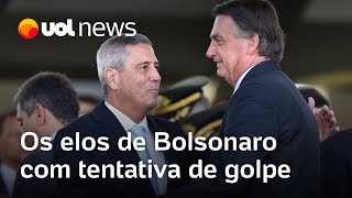 Reuniões áudios e depoimentos os elos de Bolsonaro com tentativa de golpe [upl. by Aneleairam693]