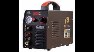 Lotos LTP5000D Plasma Cutter Pilot Arc Unboxing amp Setup [upl. by Analim601]