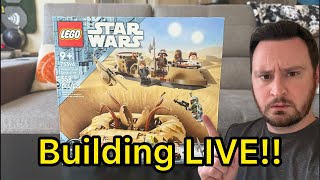 Building the Desert Skiff amp Sarlacc Pit LIVE [upl. by Ittocs]